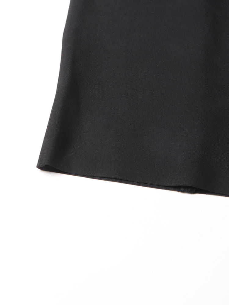 TWOTWINSTYLE Stand Collar Tunic Patchwork Diamond Chic Dress