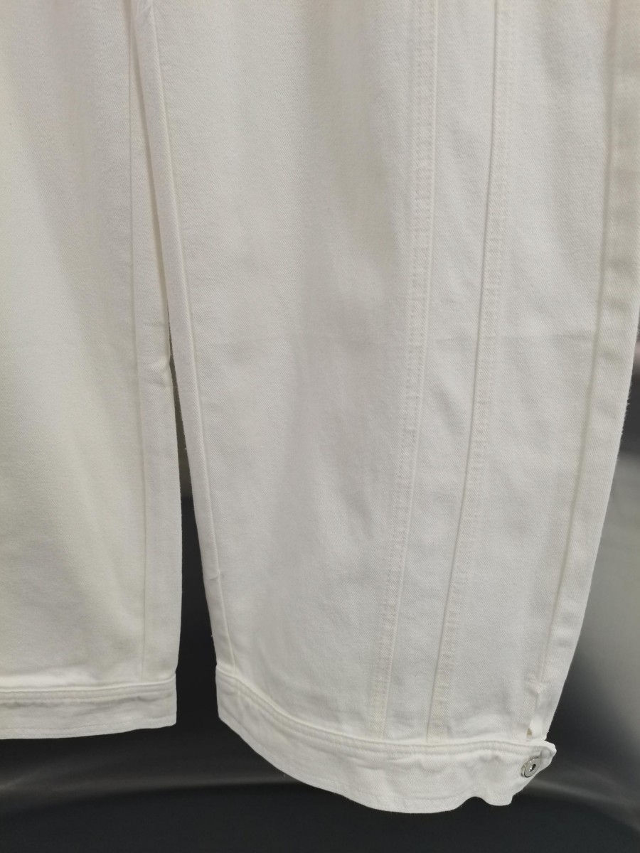TWOTWINSTYLE Solid Loose Spliced Button Dsigner Pants