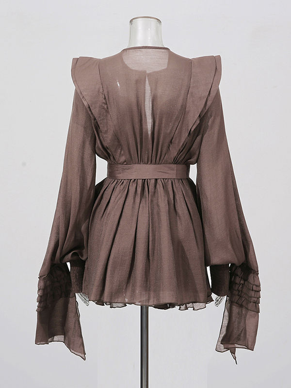 TWOTWINSTYLE Round Neck Hollow Out High Waist Designer Dress
