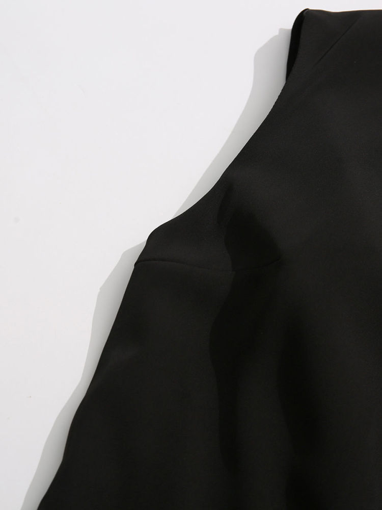 TWOTWINSTYLE Solid Sleeveless Backless Slimming Fashion Dress