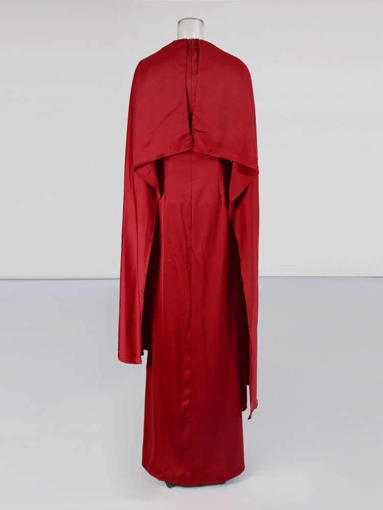 TWOTWINSTYLE Solid Loose Stand Collar Sleeveless Designer Dress