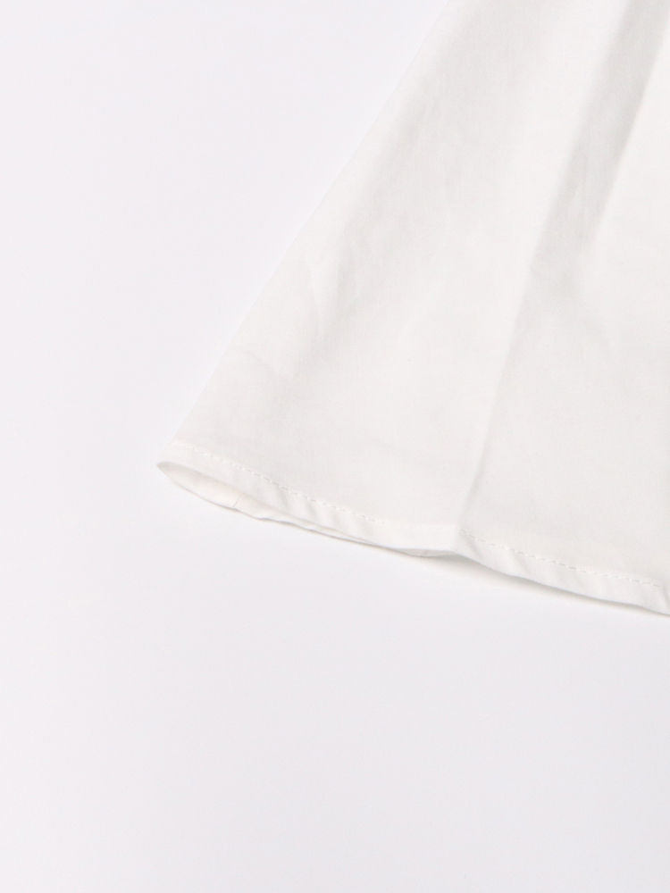TWOTWINSTYLE Solid Short Sleeve Tunic Hollow Out Digner Dress