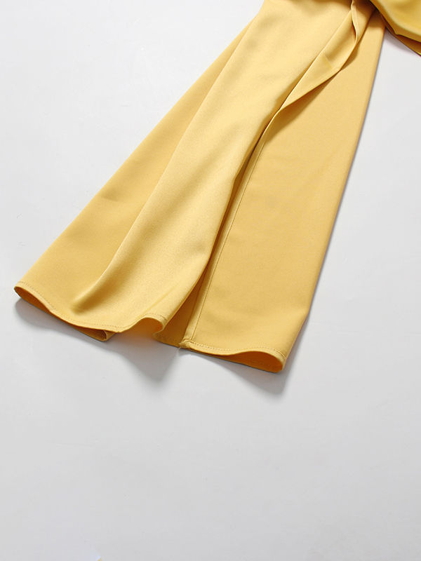 TWOTWINSTYLE Patchwork Tassel Slimming Vintage Maxi Dress
