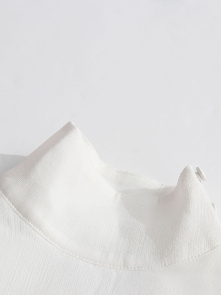 TWOTWINSTYLE Turtleneck Patchwork Bowknot Elegant Dress