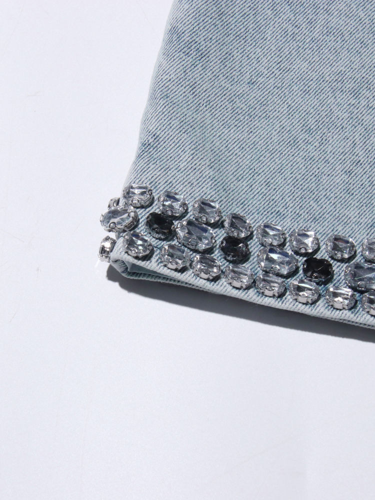 TWOTWINSTYLE  V Neck Sleeveless Patchwork Diamond Sexy Dress