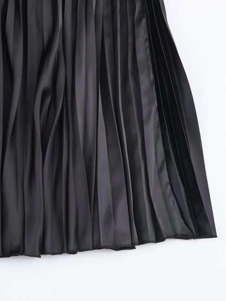 TWOTWINSTYLE Spliced Bowknot High Waist Designer Dress