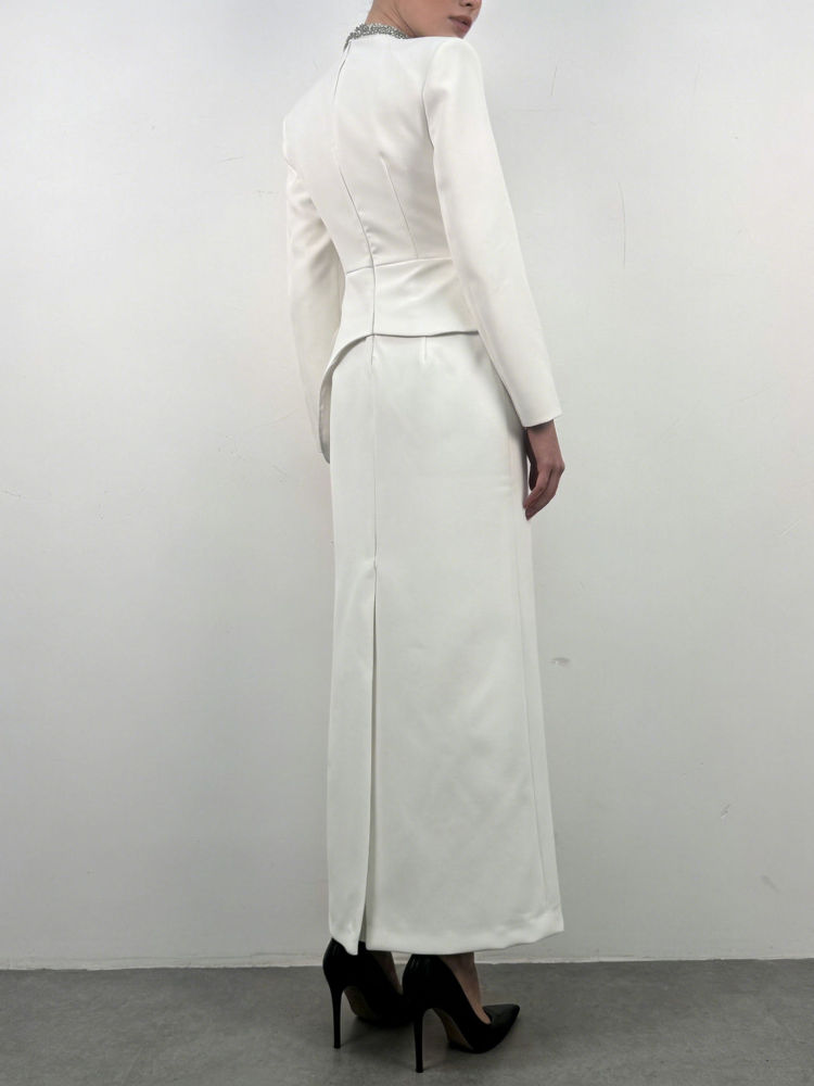 TWOTWINSTYLE Long Sleeve Patchwork Diamond Tunic Fashion Dress