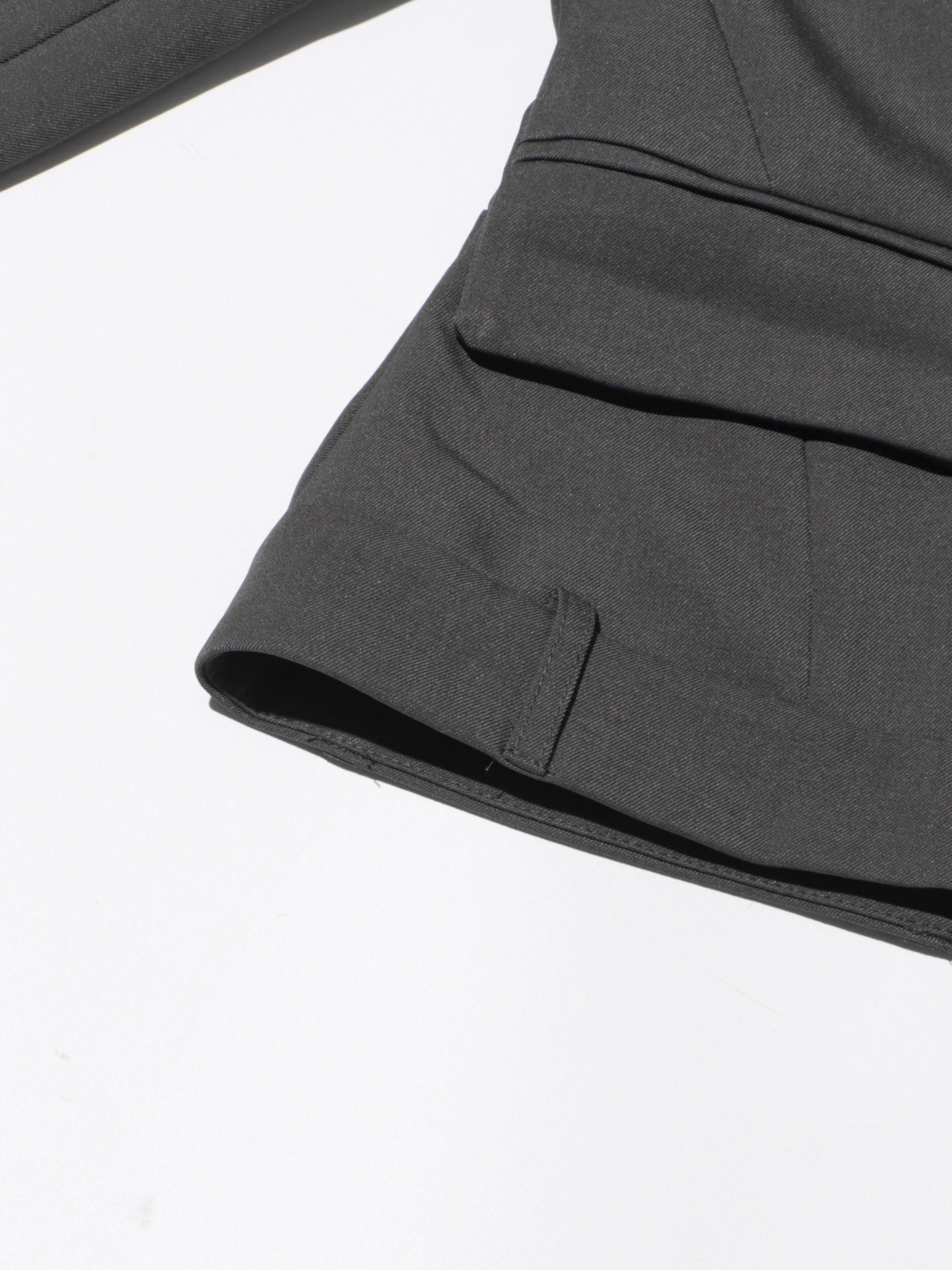 TWOTWINSTYLE Solid Lapel Tunic Coat High Waist Pants Temperament Two Piece Set