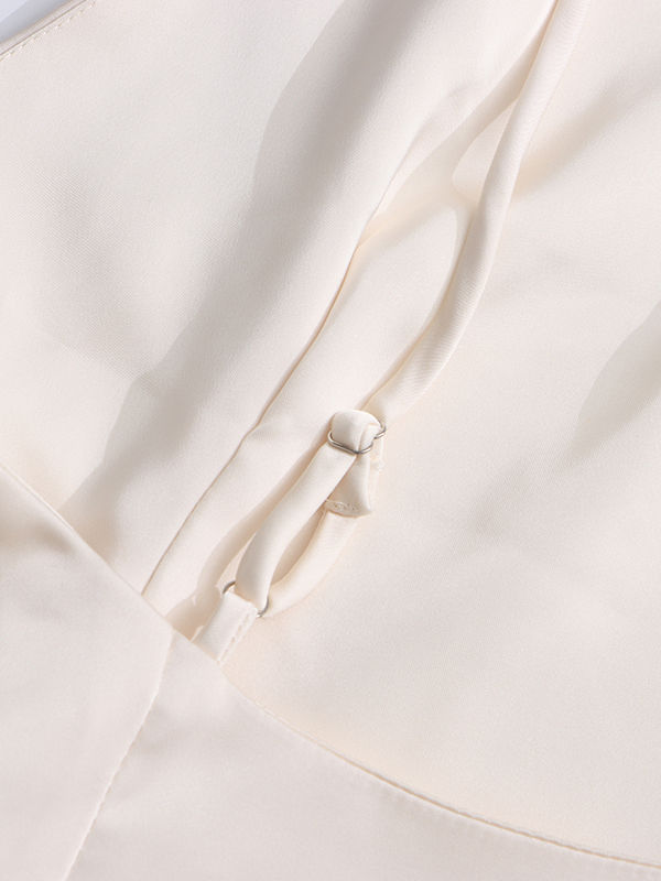 TWOTWINSTYLE Spliced Asymmetric Shawl Style Cloak Elegant Dress