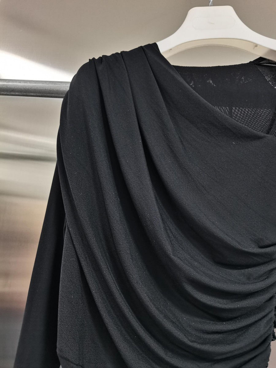 TWOTWINSTYLE Asymmetrical Neckline Slimming Sexy Jumpsuit