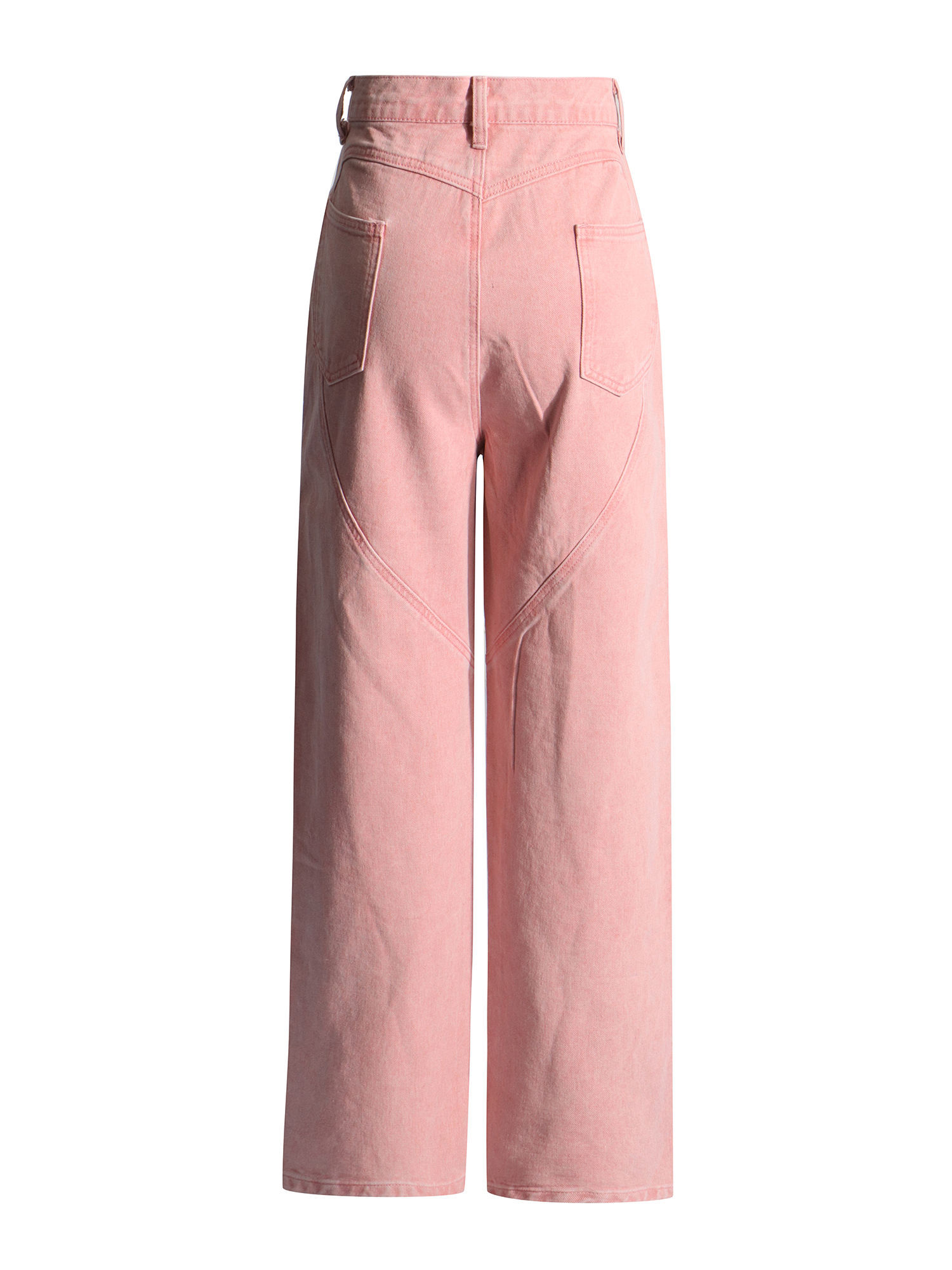 TWOTWINSTYLE Hollow Out High Waist Fashion Denim Pants