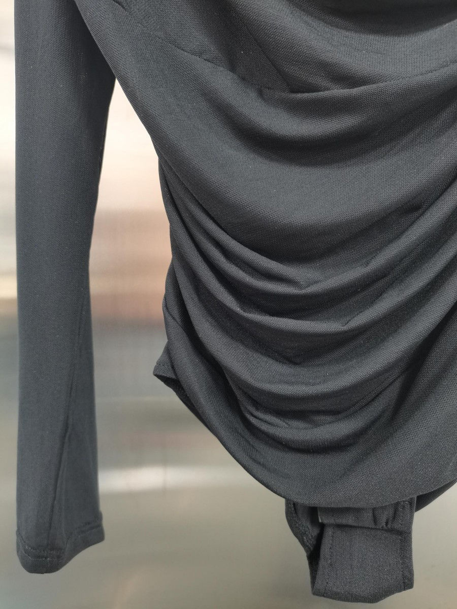 TWOTWINSTYLE Asymmetrical Neckline Slimming Sexy Jumpsuit