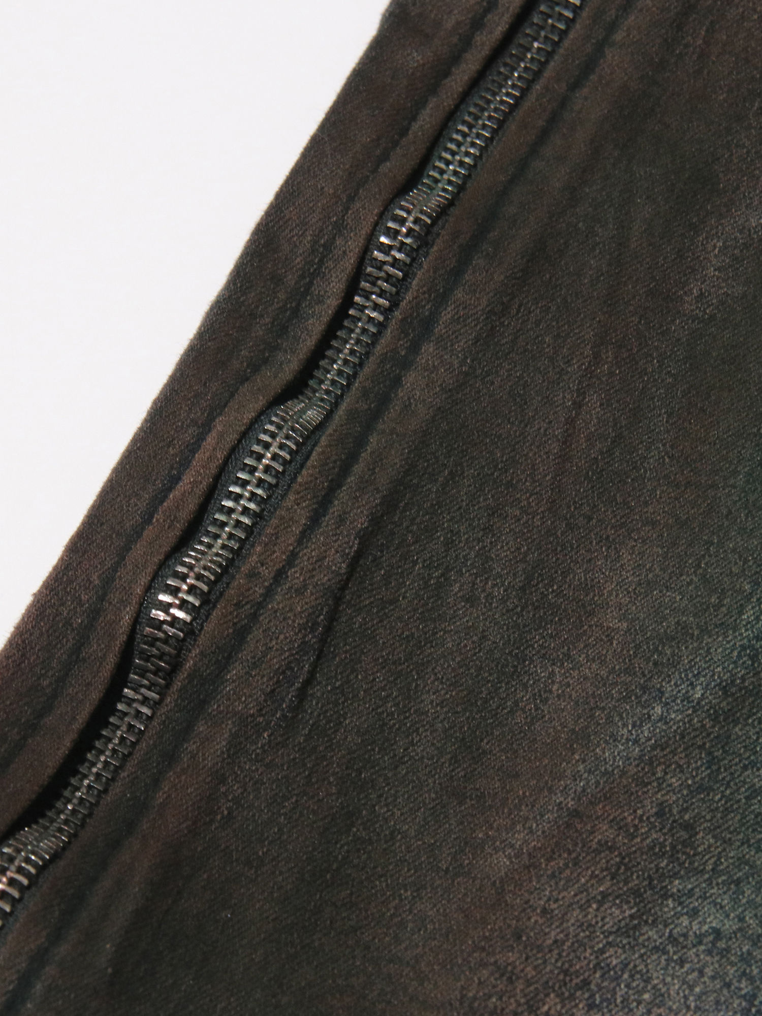 TWOTWINSTYLE Hit Color Spliced Pocket Fashion Denim Pants