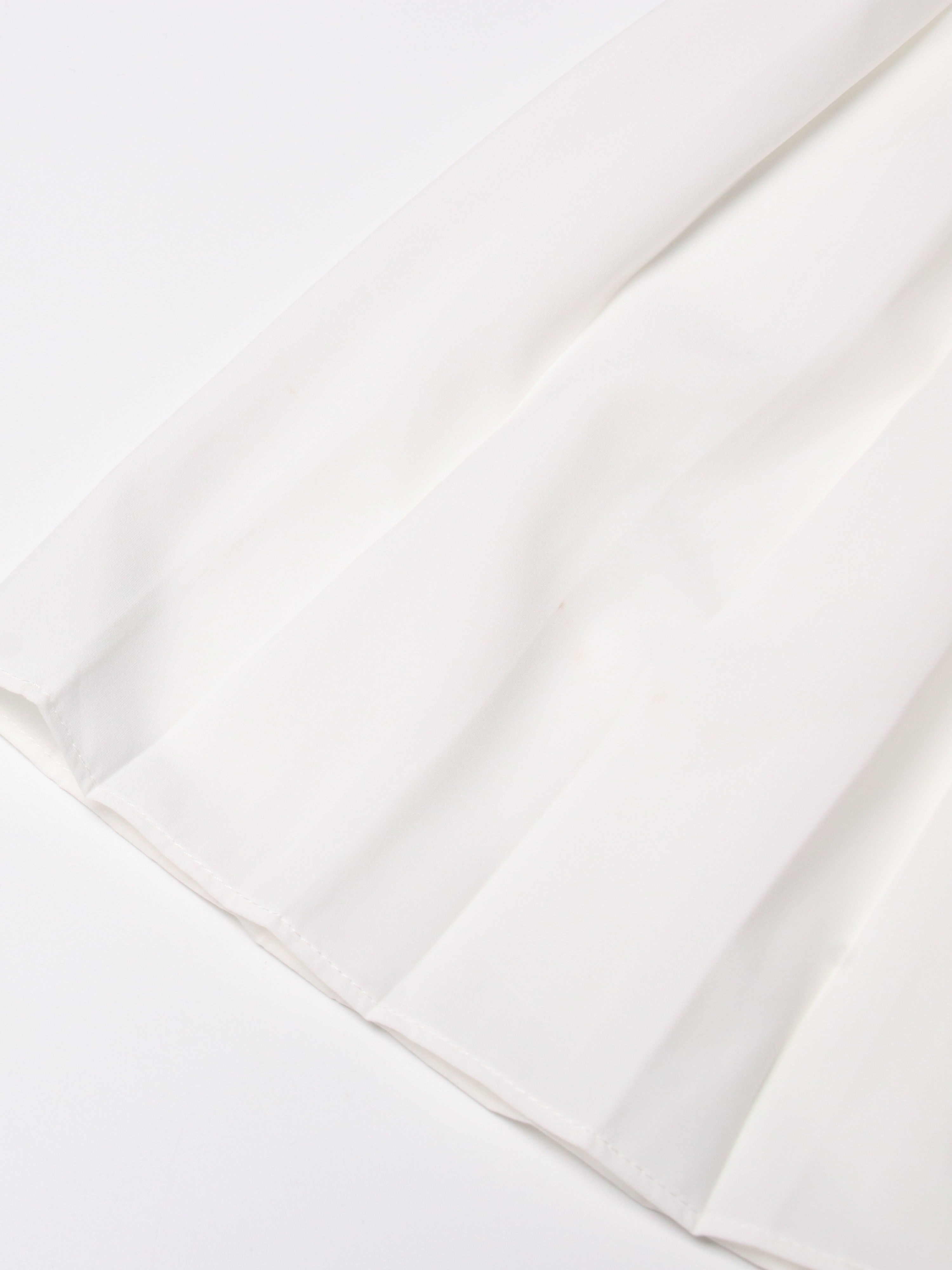 TWOTWINSTYLE Patchwork Pu Leather Pleated Designer Skirt