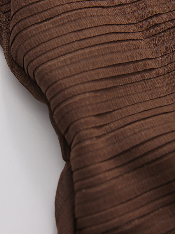 TWOTWINSTYLE Solid Stand Collar Tunic Fashion Dress