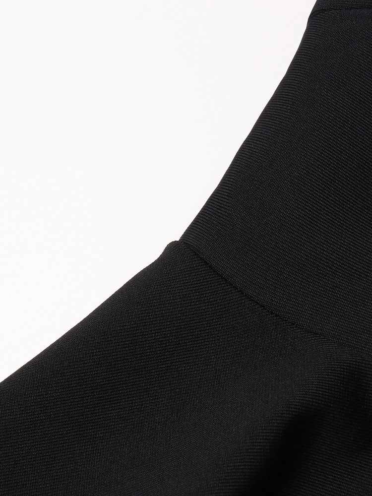 TWOTWINSTYLE Sleeveles Irregular Hem Coat Solid High Waist Skirt Elegant Two Piece Set