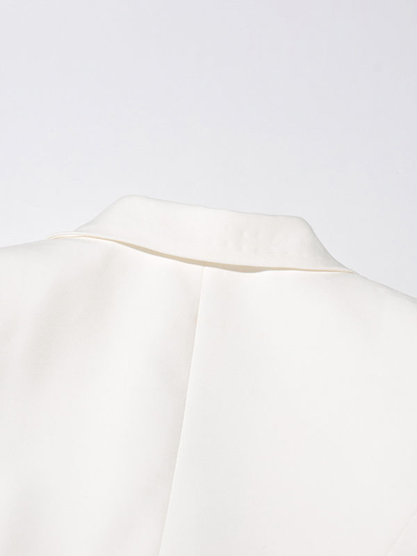 TWOTWINSTYLE Spliced Diamond Tunic Temperament Coat