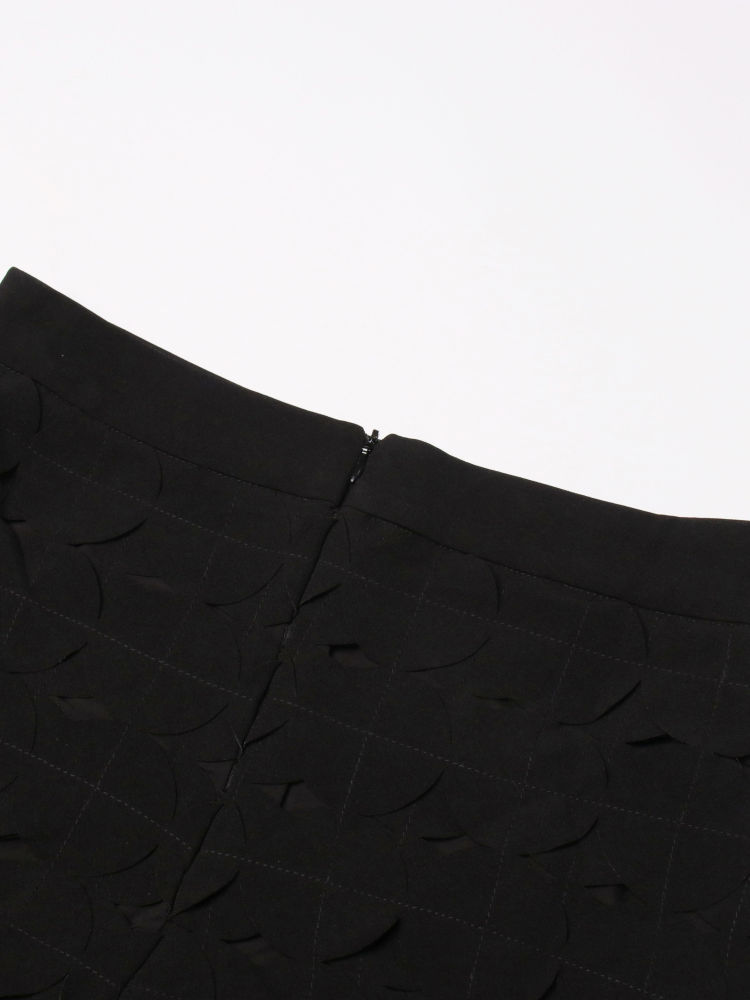 TWOTWINSTYLE Tunic Spliced Wafer Minimalist Skirt