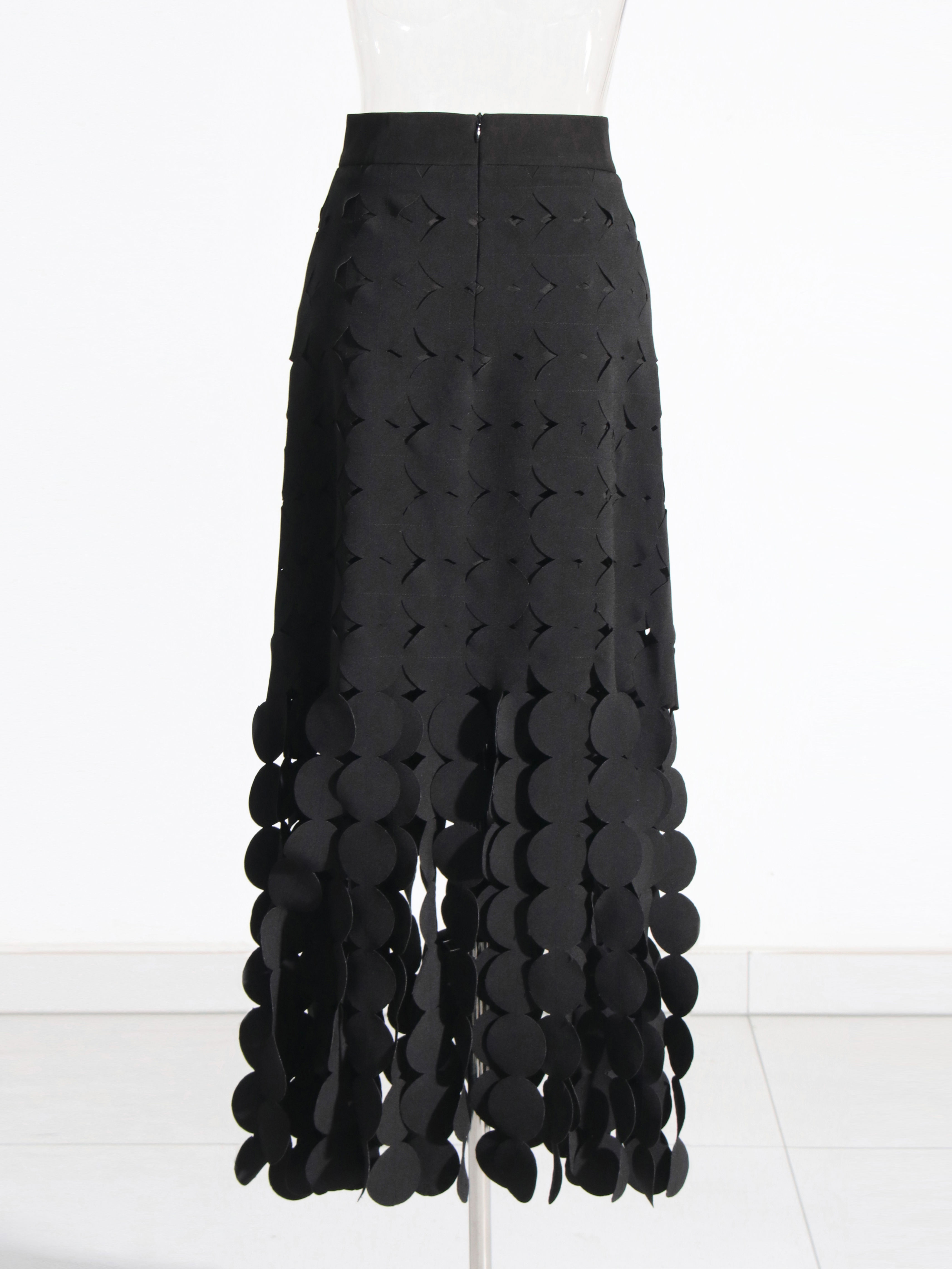 TWOTWINSTYLE Tunic Spliced Wafer Minimalist Skirt