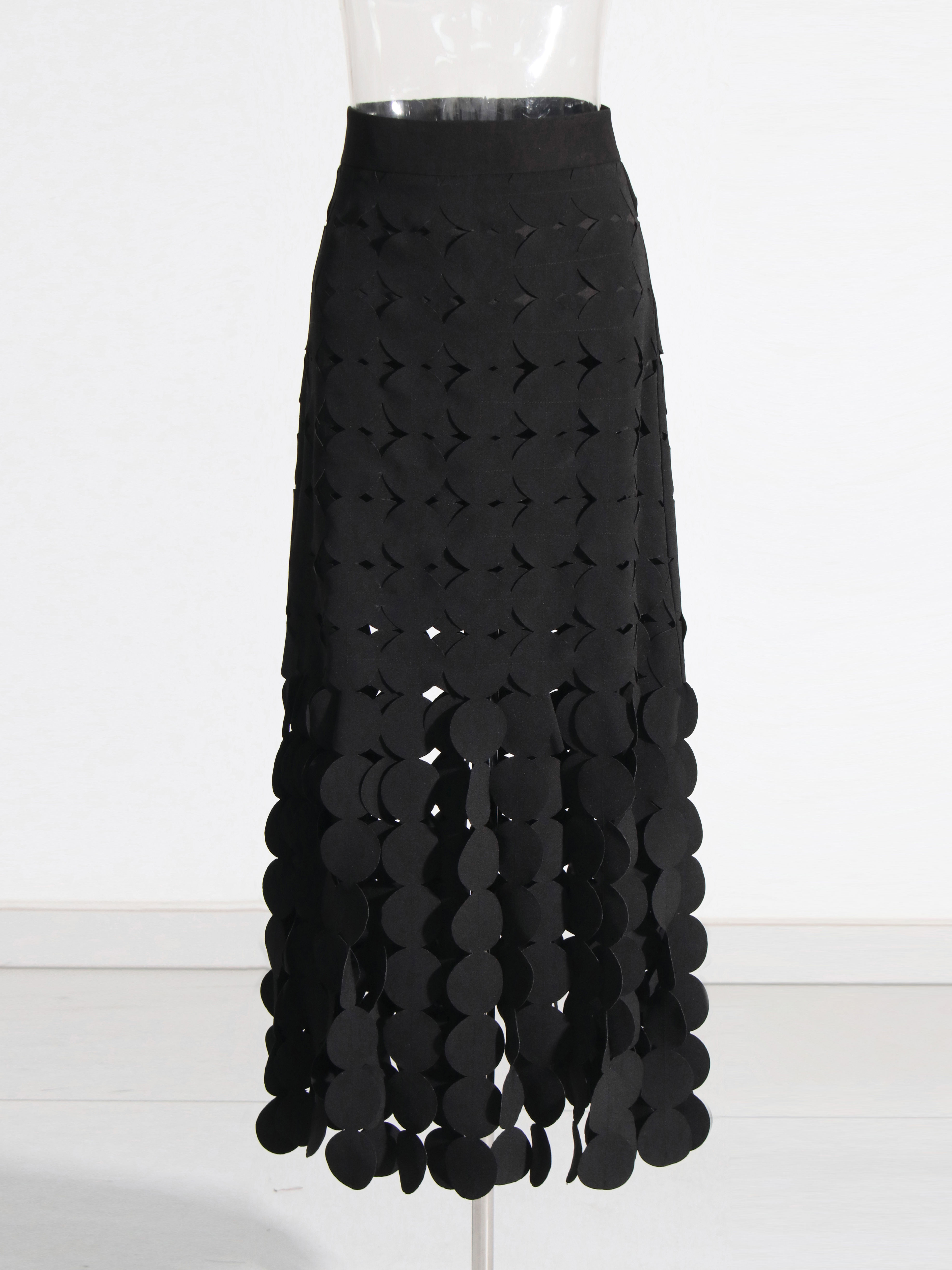 TWOTWINSTYLE Tunic Spliced Wafer Minimalist Skirt