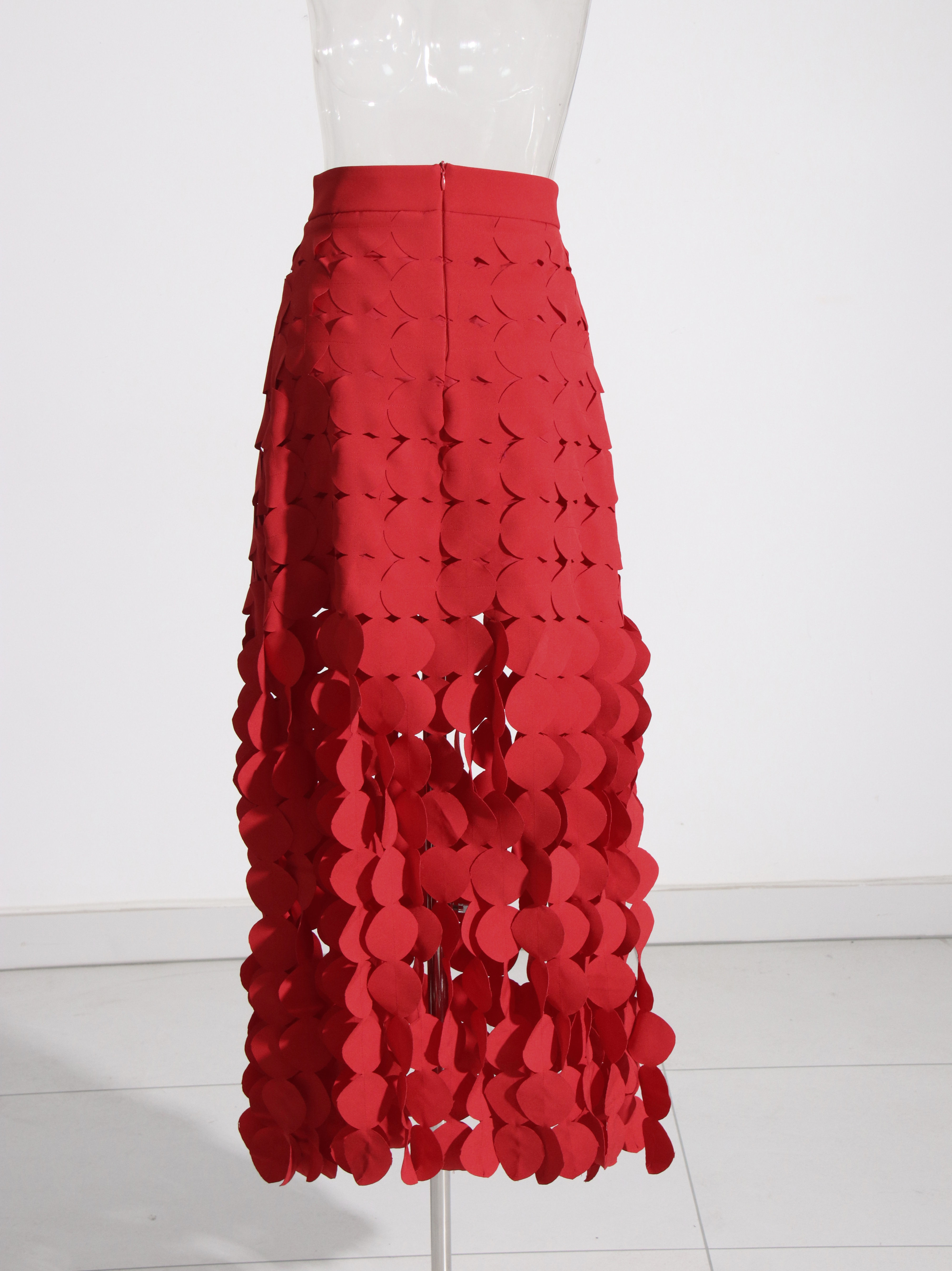 TWOTWINSTYLE Tunic Spliced Wafer Minimalist Skirt