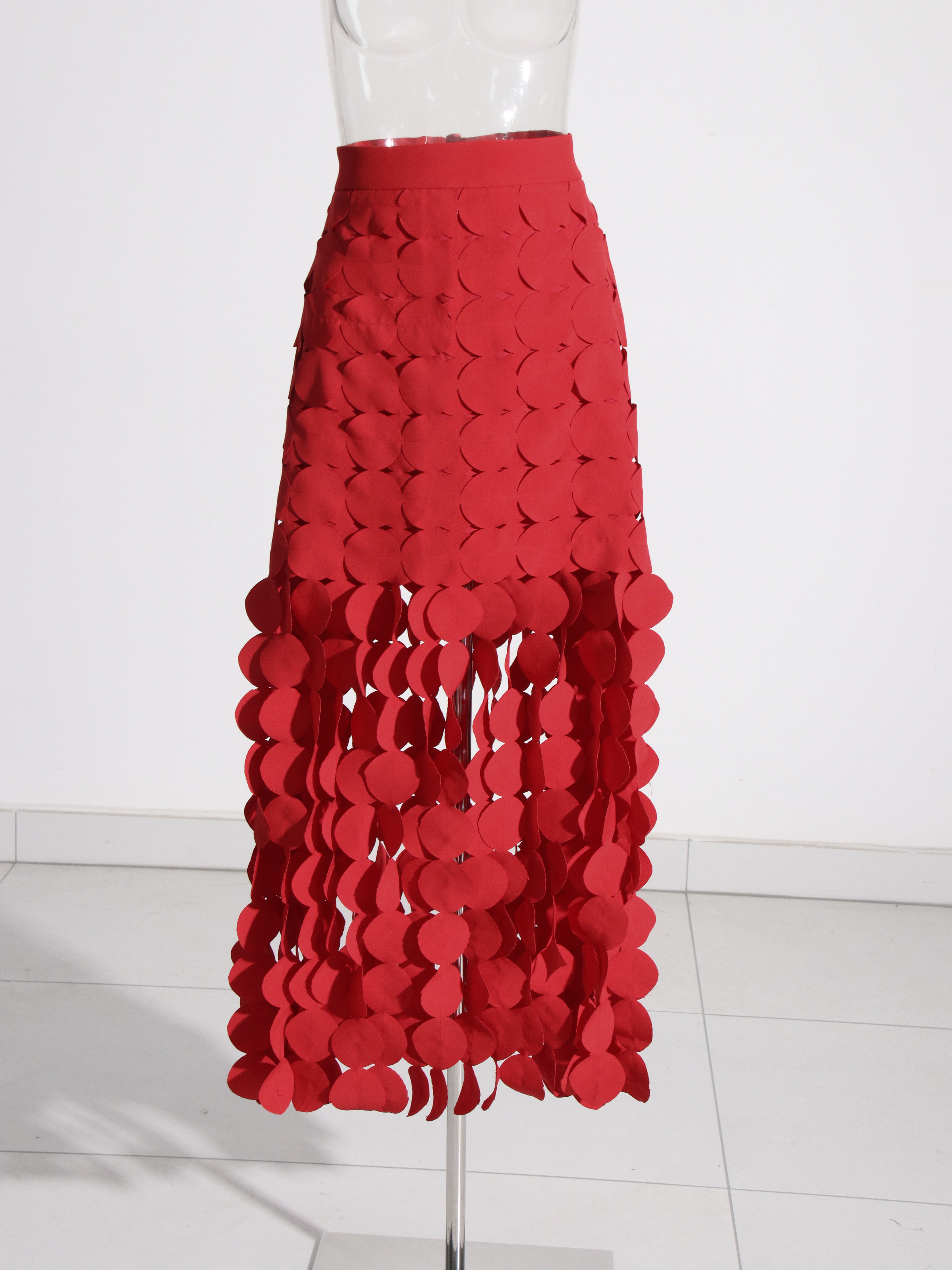 TWOTWINSTYLE Tunic Spliced Wafer Minimalist Skirt