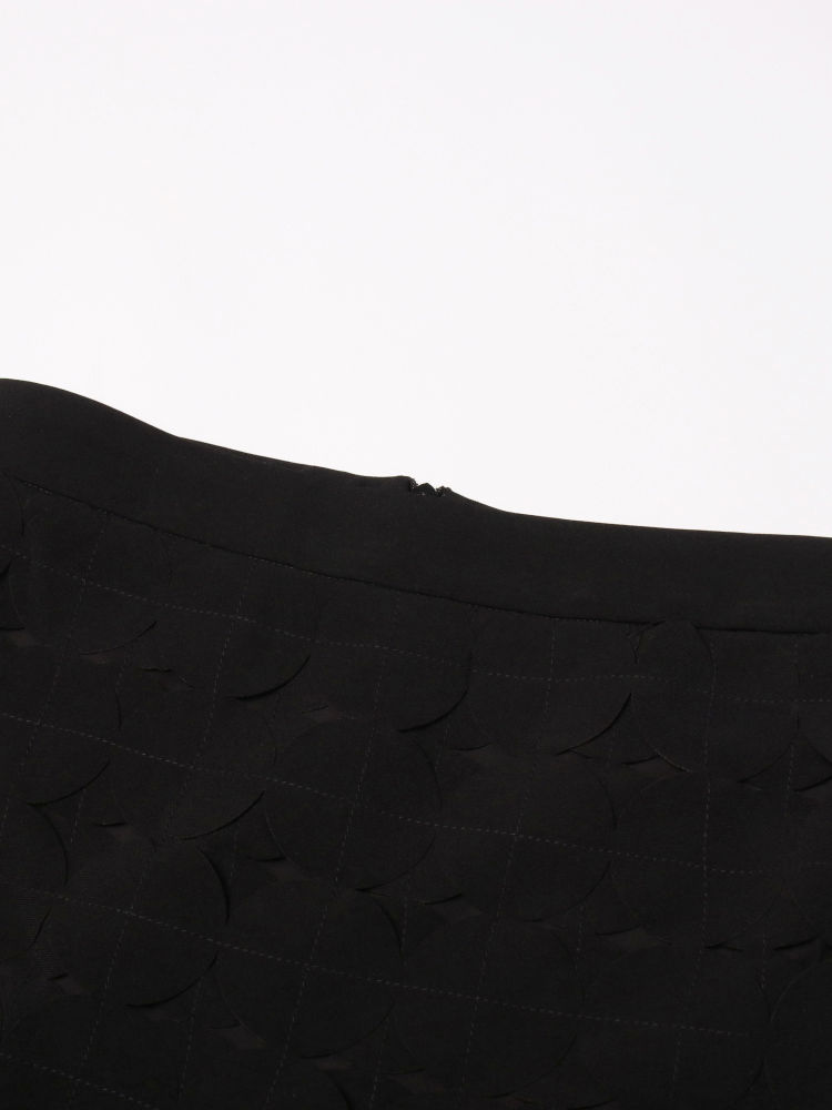 TWOTWINSTYLE Tunic Spliced Wafer Minimalist Skirt