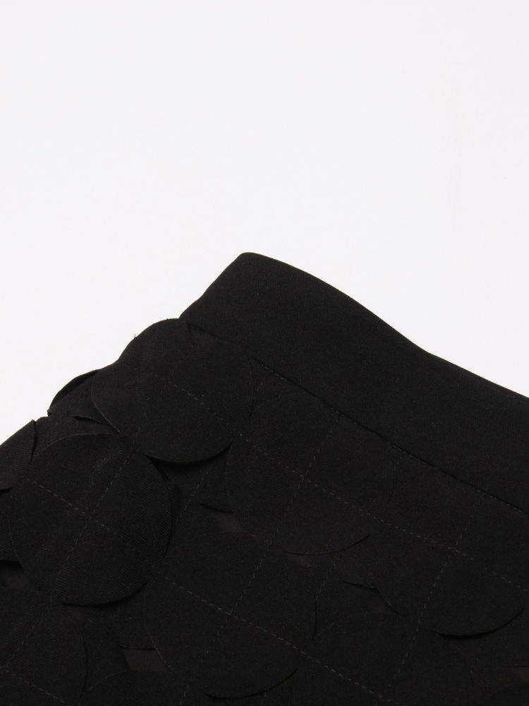 TWOTWINSTYLE Tunic Spliced Wafer Minimalist Skirt