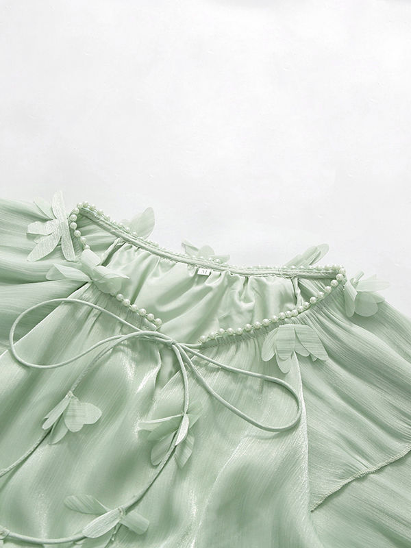 TWOTWINSTYLE Round Neck High Waist Minimalist Dress