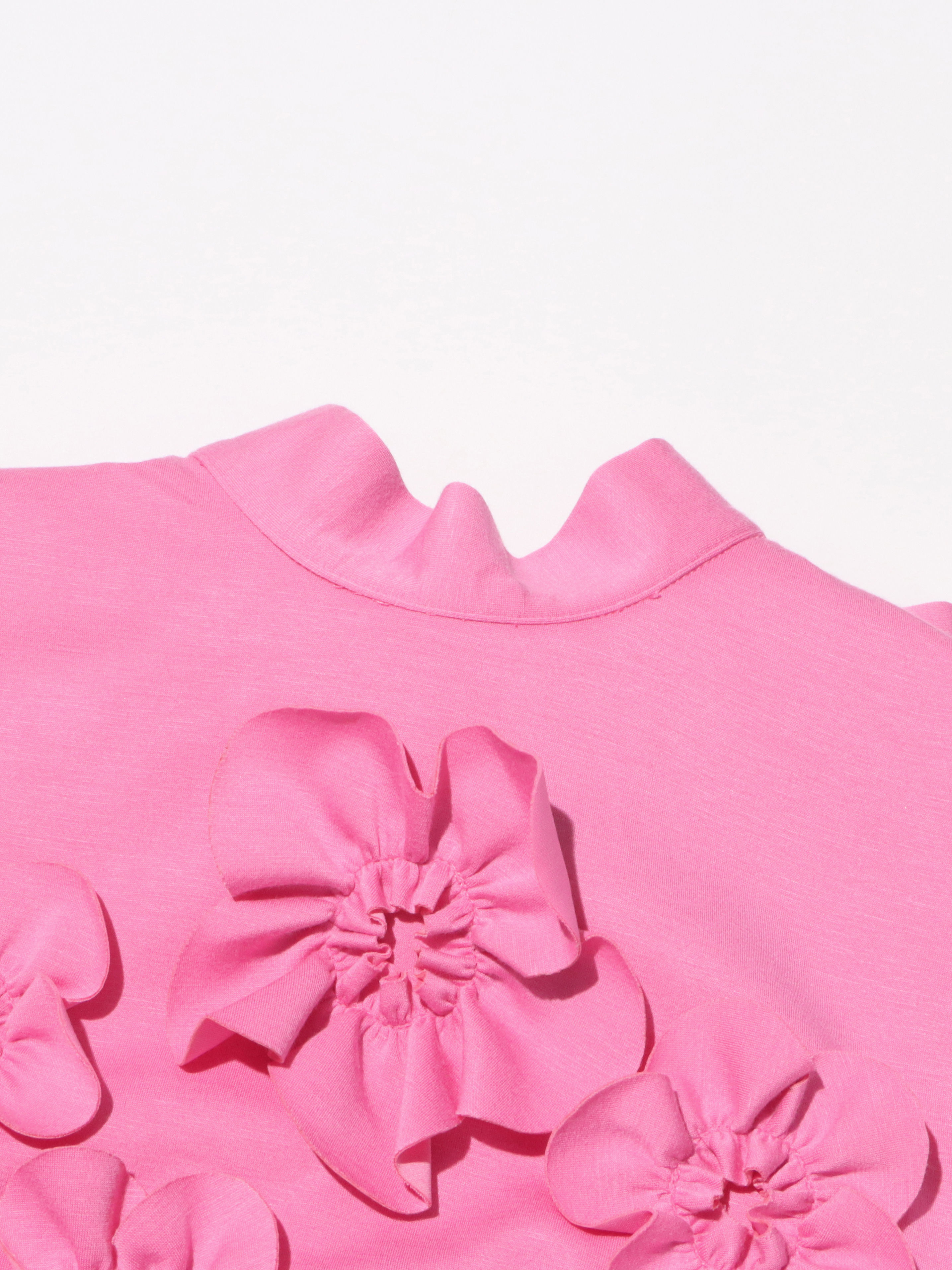 TWOTWINSTYLE Solid Stand Collar Sleeveles Designer Dress