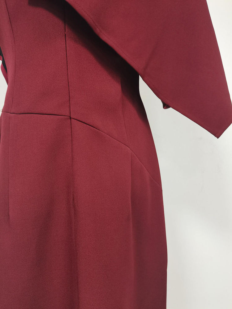 TWOTWINSTYLE Solid Sleeveles Tunic Vintage Dress