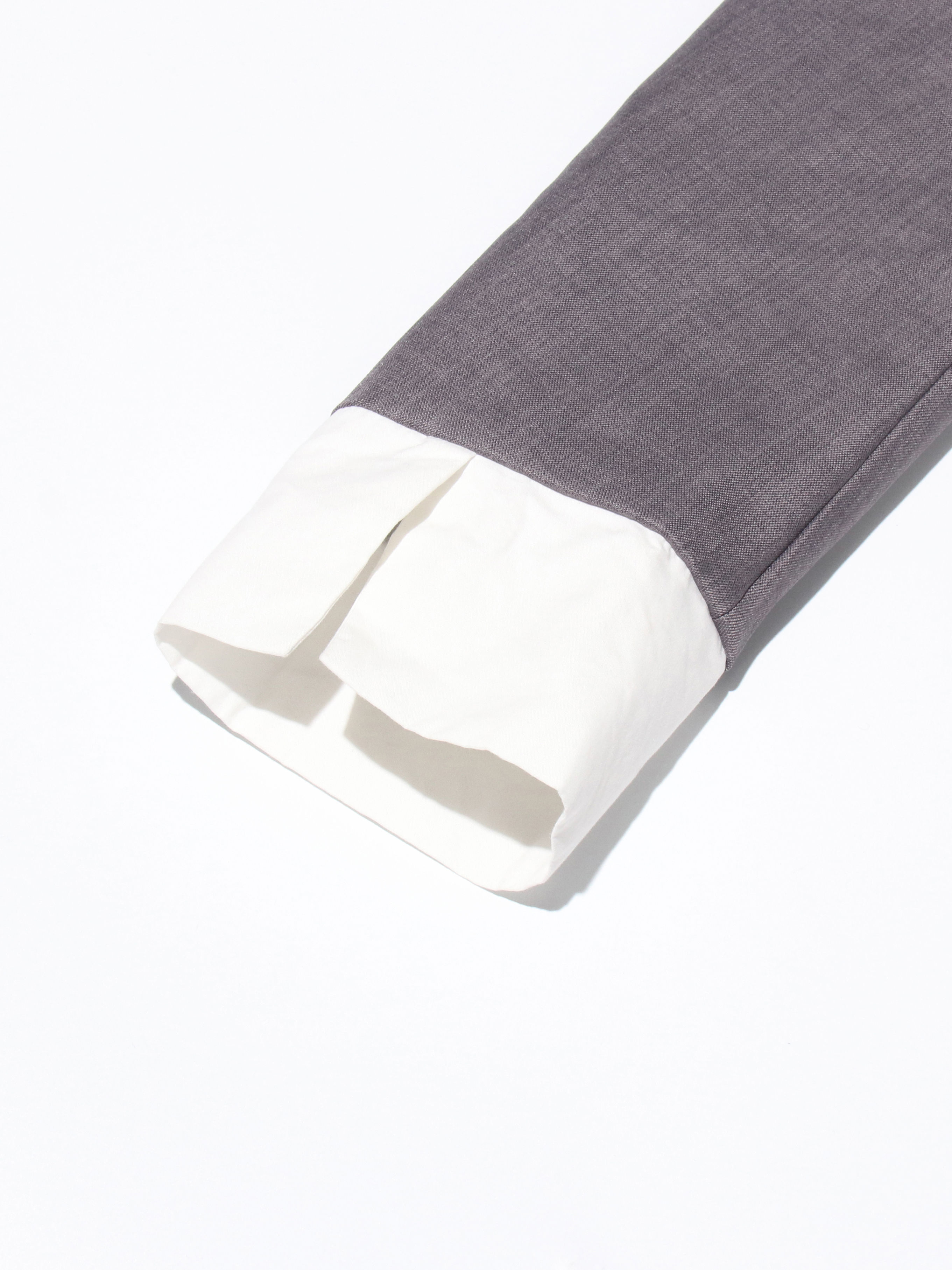 TWOTWINSTYLE Solid Lapel Spliced Belt Tunic Temperament Coat