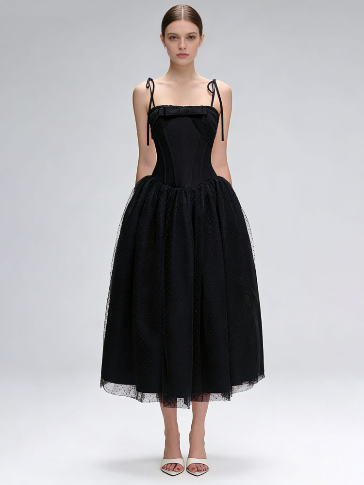 TWOTWINSTYLE Solid Off Shoulder High Waist Fashion Dress