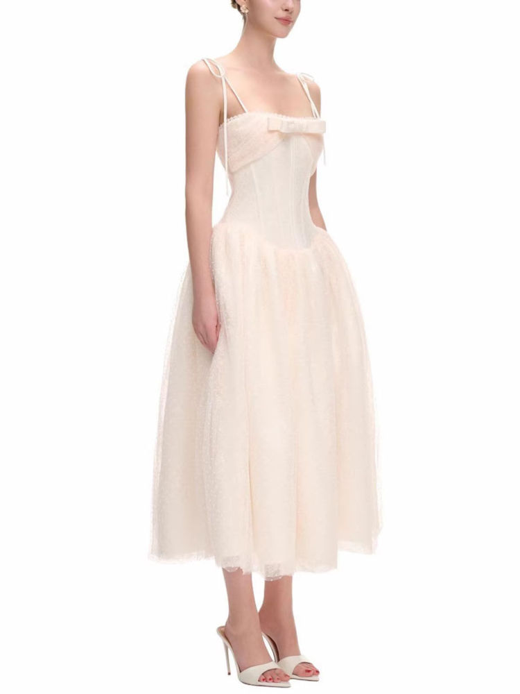 TWOTWINSTYLE Solid Off Shoulder High Waist Fashion Dress