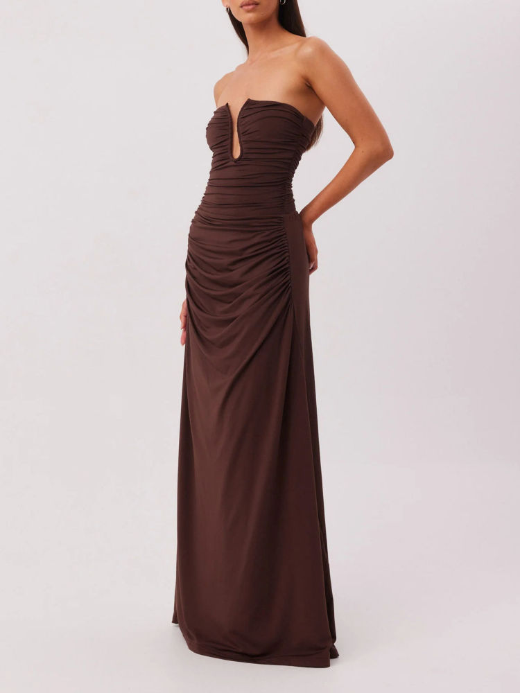 TWOTWINSTYLE Solid Off Shoulder Tunic Slimming Dress