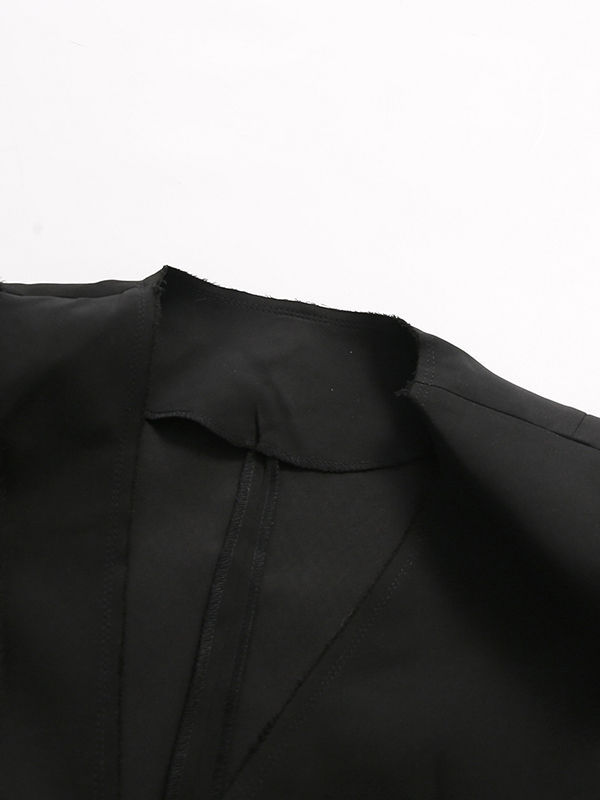 TWOTWINSTYLE V Neck Shawl Long Coat Jacket