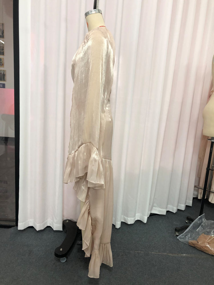 TWOTWINSTYLE Sleeveles Round Neck Irregular Hem Elegant Dress