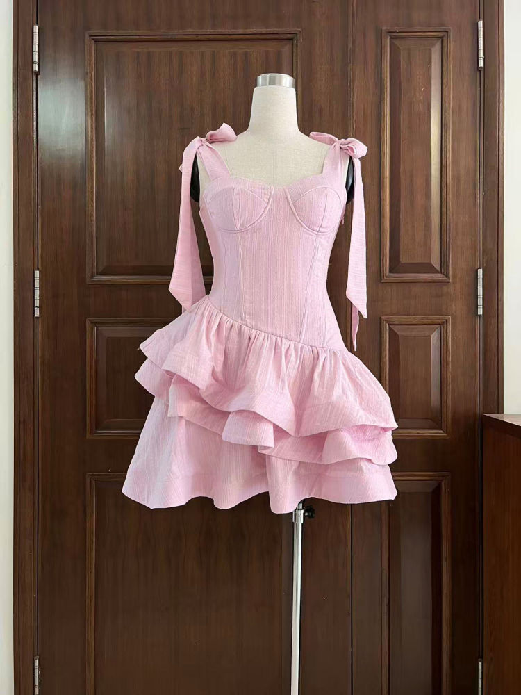 TWOTWINSTYLE Hollow Out Tunic Irregular Hem Fashion Mini Dress