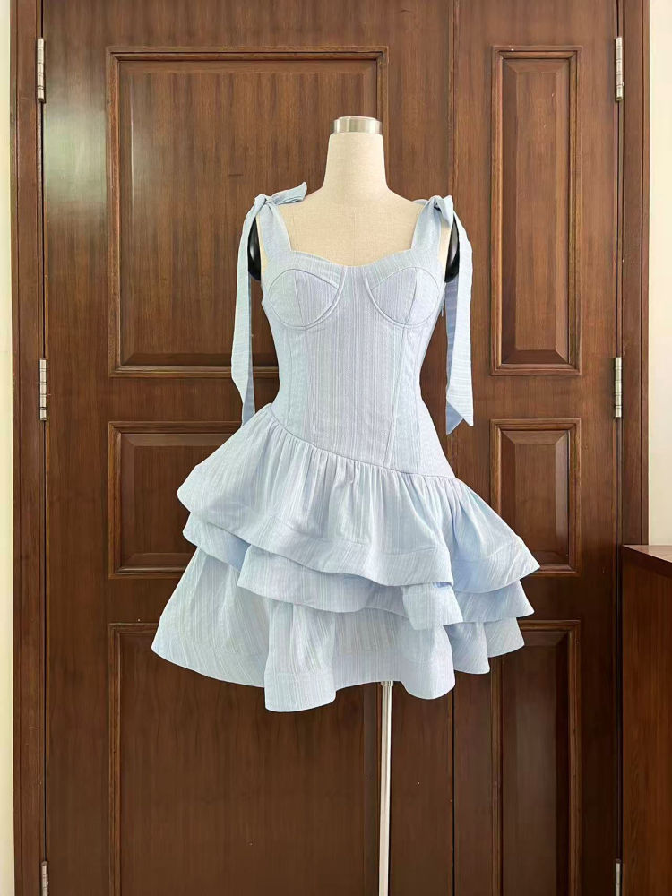 TWOTWINSTYLE Hollow Out Tunic Irregular Hem Fashion Mini Dress