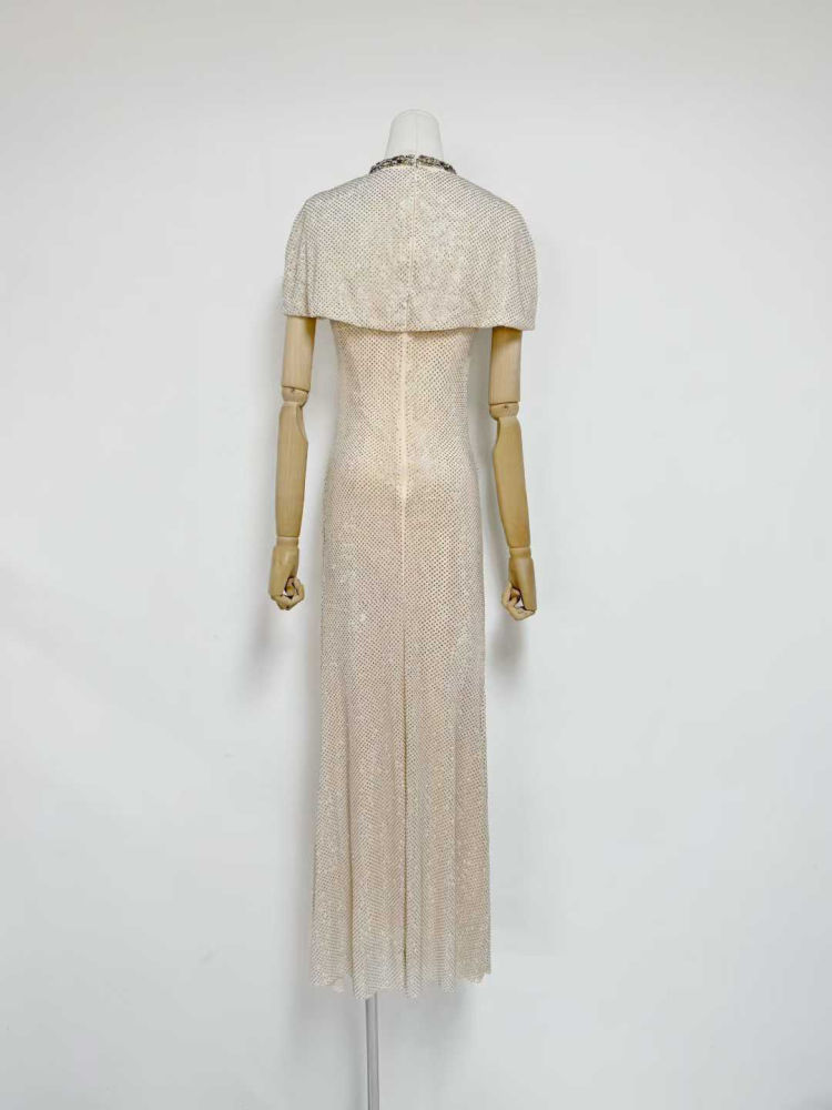 TWOTWINSTYLE Sleeveles Patchwork Diamond Vintage Dress