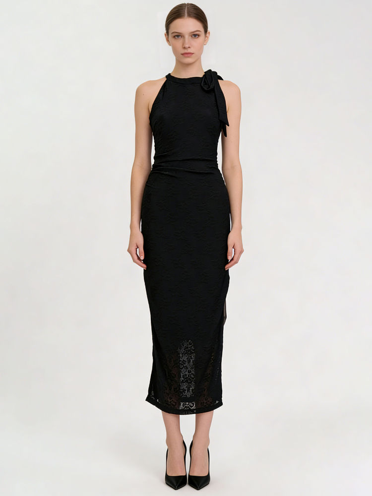 TWOTWINSTYLE Solid Off Shoulder Tunic Designer Dress