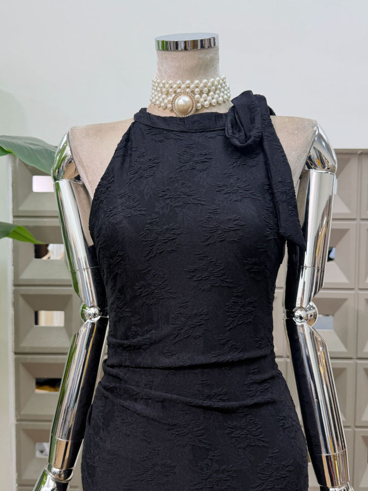 TWOTWINSTYLE Solid Off Shoulder Tunic Designer Dress