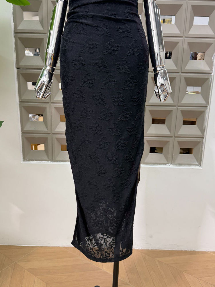 TWOTWINSTYLE Solid Off Shoulder Tunic Designer Dress