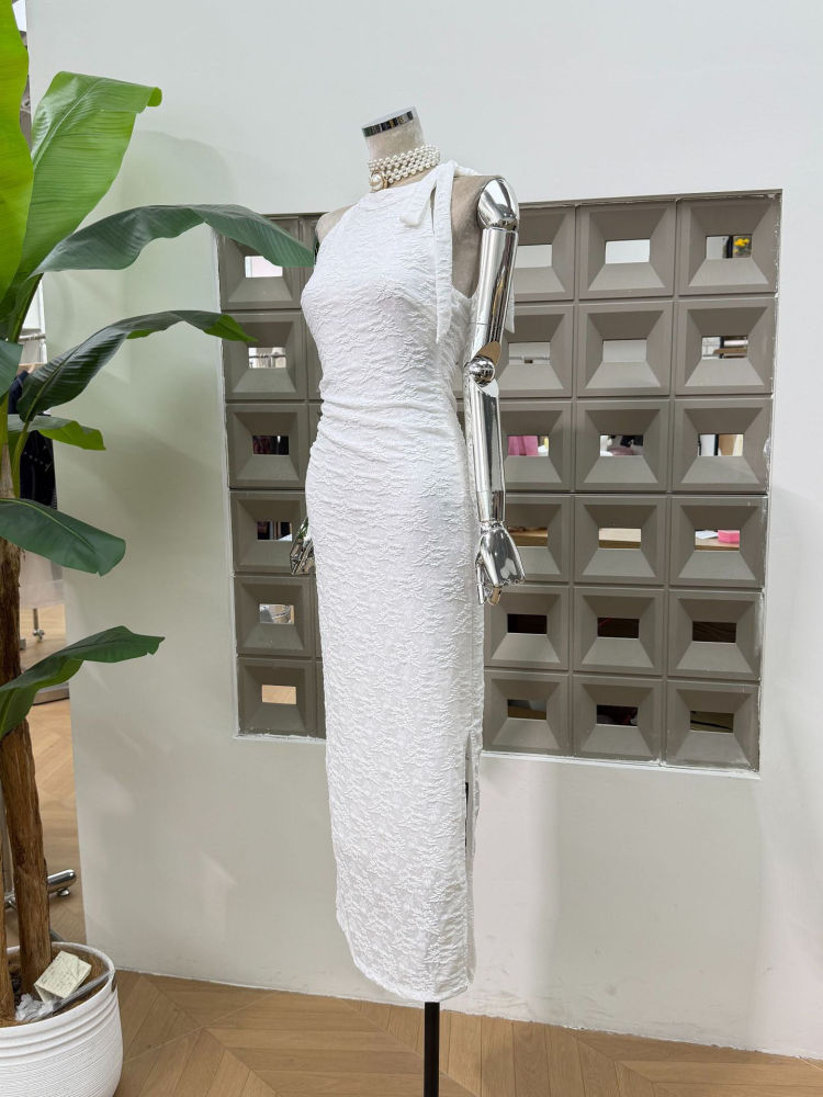 TWOTWINSTYLE Solid Off Shoulder Tunic Designer Dress