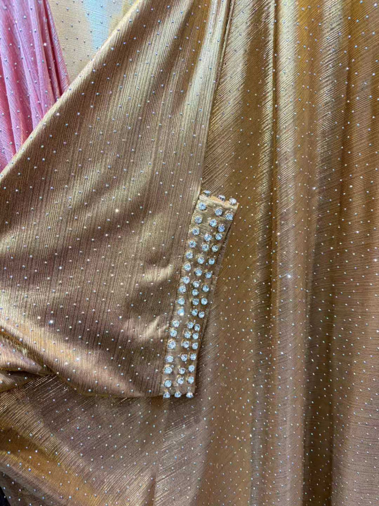 TWOTWINSTYLE Round Neck Patchwork Diamond Vintage Dress
