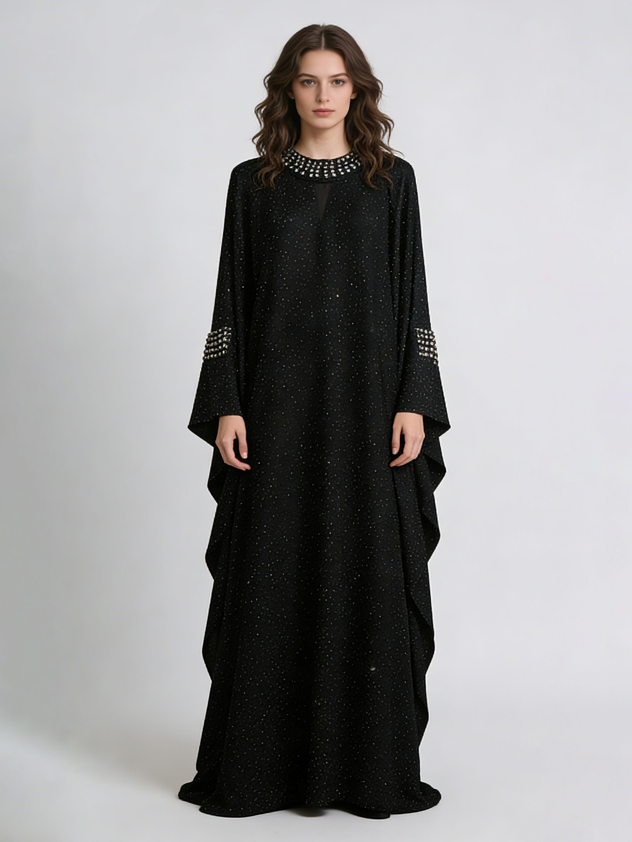 TWOTWINSTYLE Round Neck Patchwork Diamond Vintage Dress