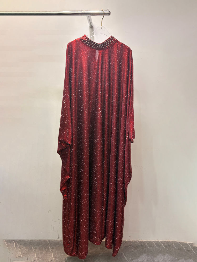 TWOTWINSTYLE Round Neck Patchwork Diamond Vintage Dress