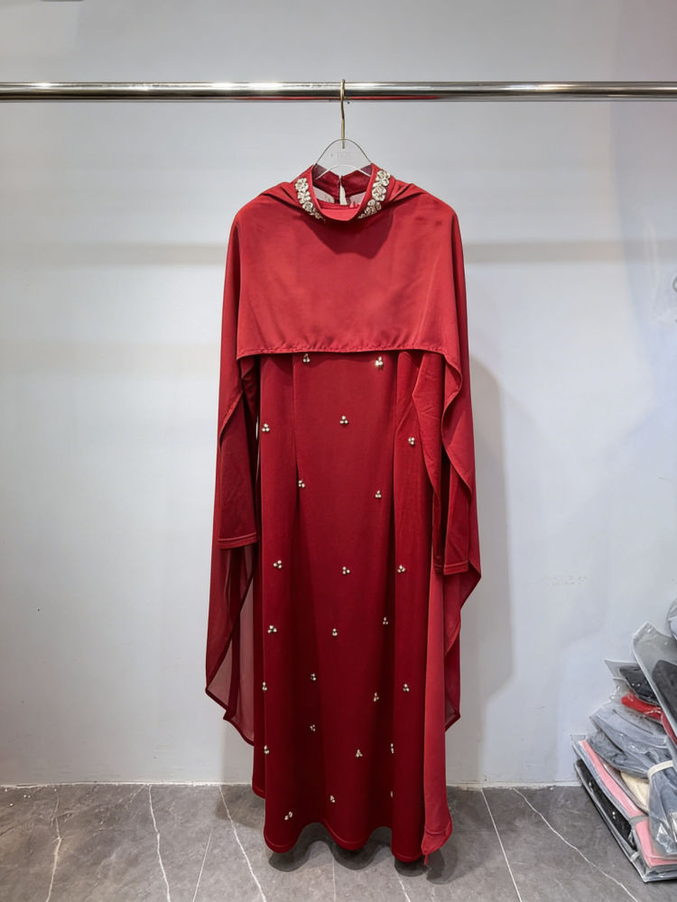 TWOTWINSTYLE Solid Stand Collar Spliced Diamond Designer Dress
