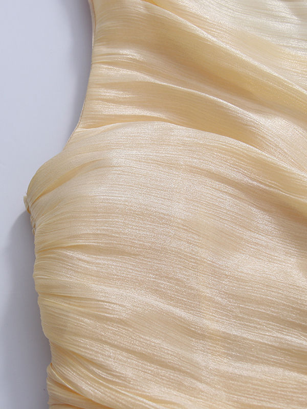TWOTWINSTYLE Sleeveles High Waist Side Split Elegant Dress