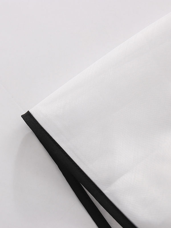 TWOTWINSTYLE Round Neck Tunic Elegant Midi Dress